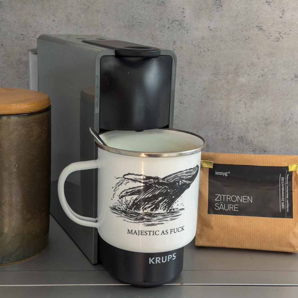 Kaffeemaschine entkalken: Ist Zitronensäure eine gute Alternative?