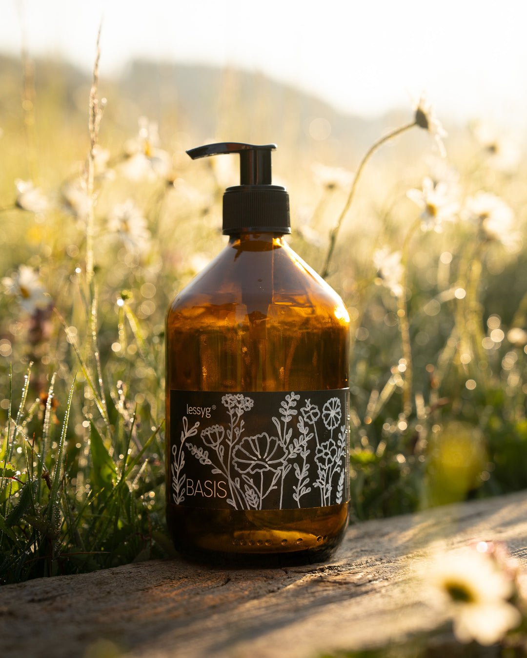Basis Sonderflasche Blumen 