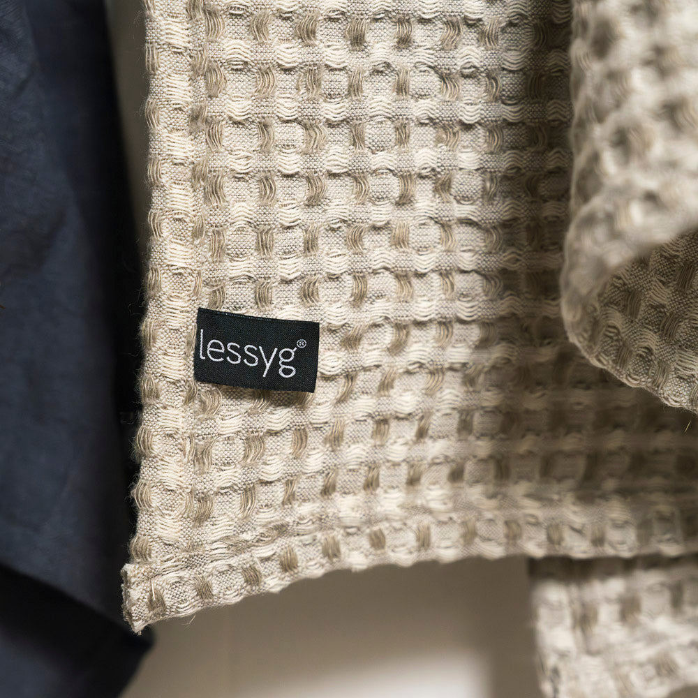 Waffelpique Leinen Tuch Grete aus 100% Ökotex Leinen made in Germany by lessyg 