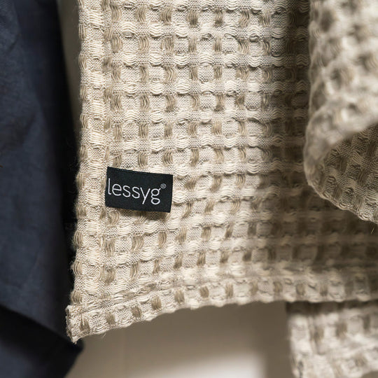 Waffelpique Leinen Tuch Grete aus 100% Ökotex Leinen made in Germany by lessyg 