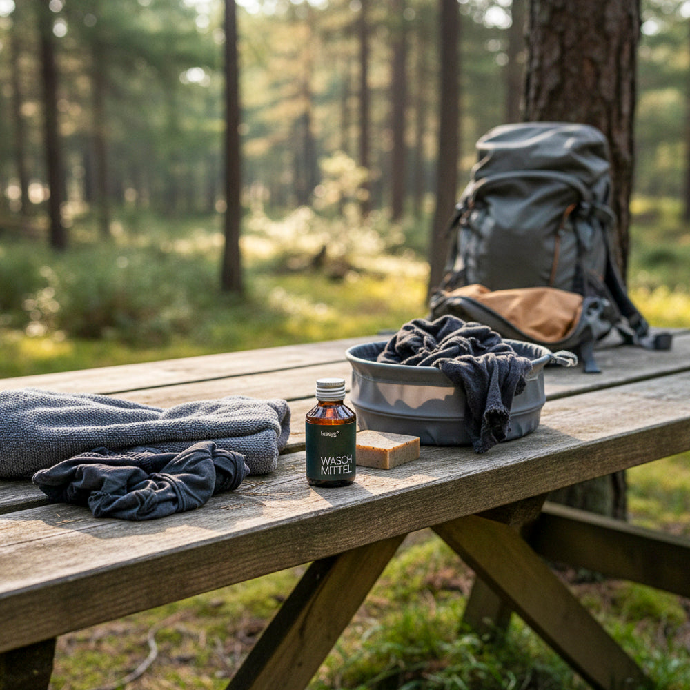 Reise Waschmittel für unterwegs 100% Natürlich und Biologisch abbaubar 