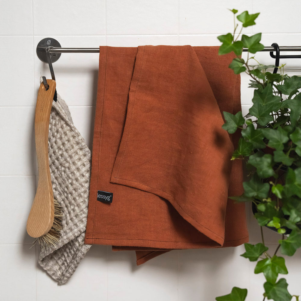 Leinen Geschirrtuch "Wilhelmine" – Handgemacht in Deutschland