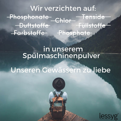 Spülmaschinen Pulver - Biologisch abbaubar